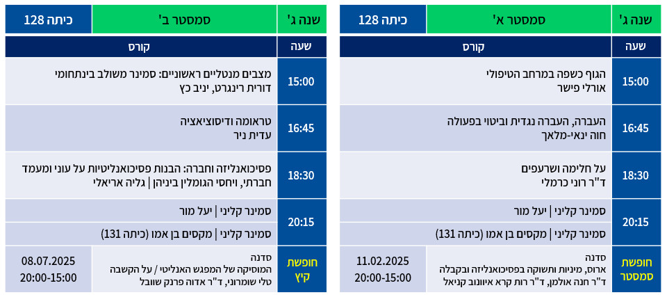 שנה ג