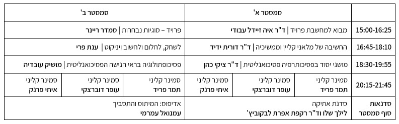 ת.ל שנה א